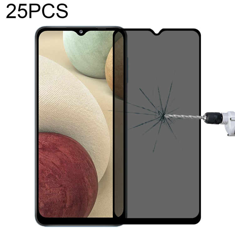 25-pack full-cover privacy tempered glass screen protectors with privacy tint