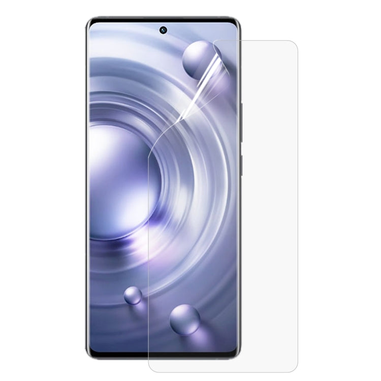 Full-cover hydrogel screen protector film, clear flexible sheet
