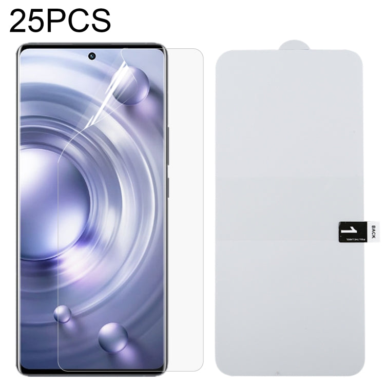 Smartphone hydrogel screen protector set with full-coverage film
