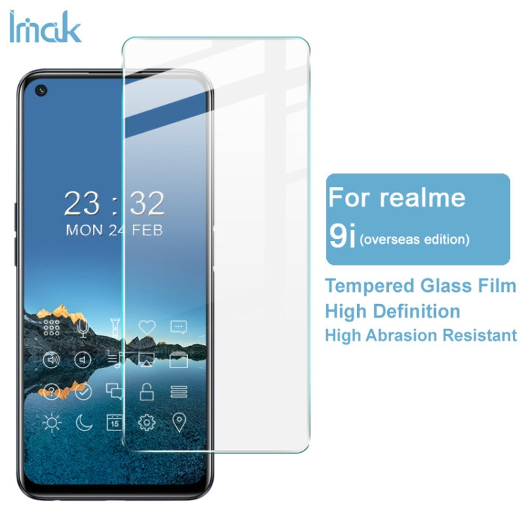 Tempered glass screen protector film on smartphone front and screen