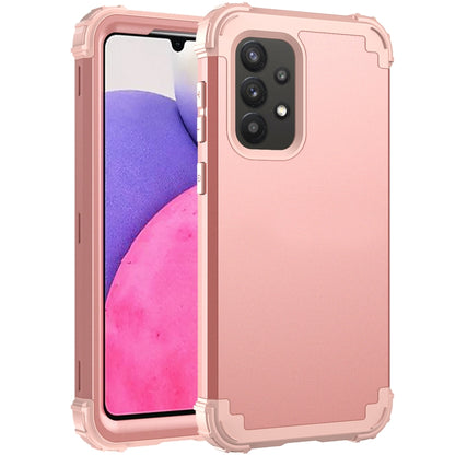 Rose gold silicone phone case with front and back coverage, camera and port cutouts