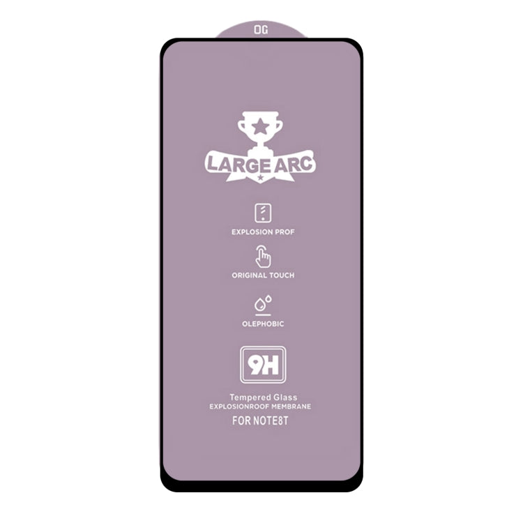 9H tempered glass screen protector film, purple back label package