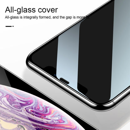 Tempered glass screen protector film fitted to the phone side edge