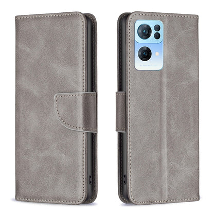 Lambskin-textured leather phone case, silver gray folio with flip cover and side strap