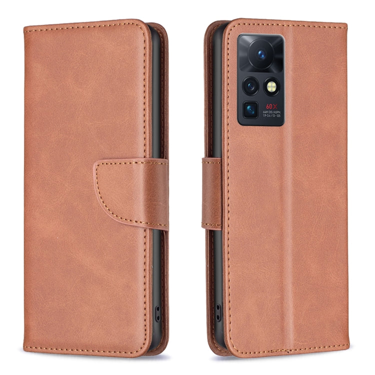 Lambskin texture phone case, light tan folio with side strap and camera cutout