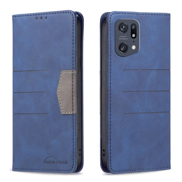 Blue magnetic leather phone case with card slot and vertical flap closure.