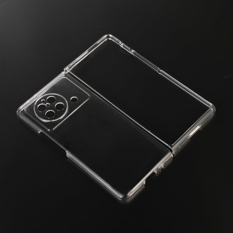 Clear phone case shell with camera module opening and side port cutouts