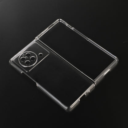 Clear phone case shell with camera module opening and side port cutouts