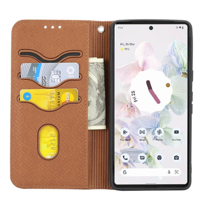 Brown PU leather folio phone case with card slots and stand for viewing