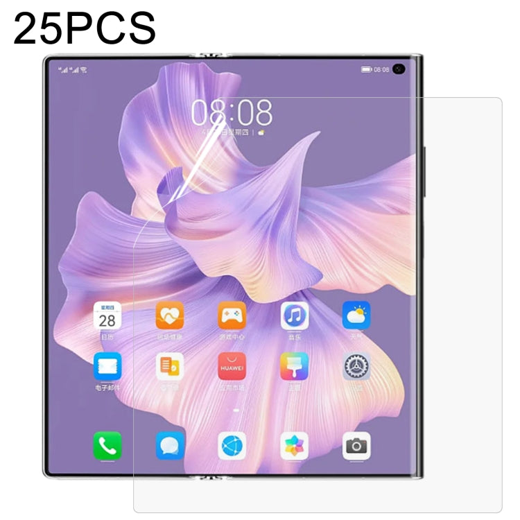 Hydrogel screen protector film set for foldable phone, clear full-screen sheet