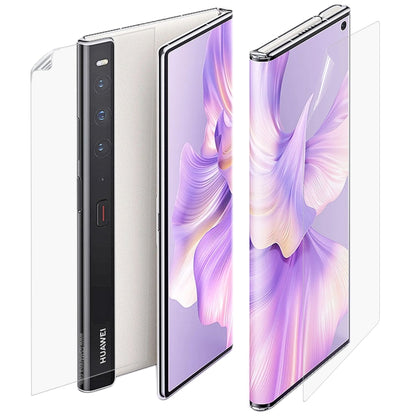 Full screen hydrogel film set for foldable phone, front and back coverage