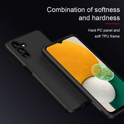 NILLKIN textured phone case with matching frame around camera and screen