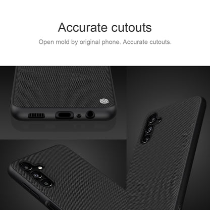 NILLKIN textured phone case showing precise side cutouts and camera alignment