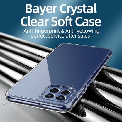 Clear protective phone case with camera openings and impact-resistant corners
