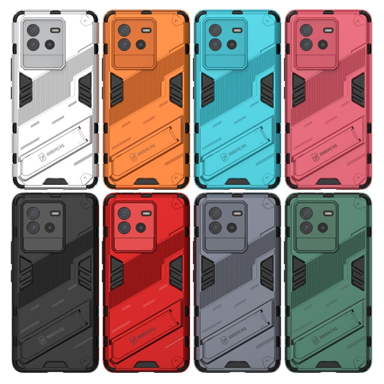 Punk armor phone cases in multiple colors with camera cutouts for iQOO Neo6