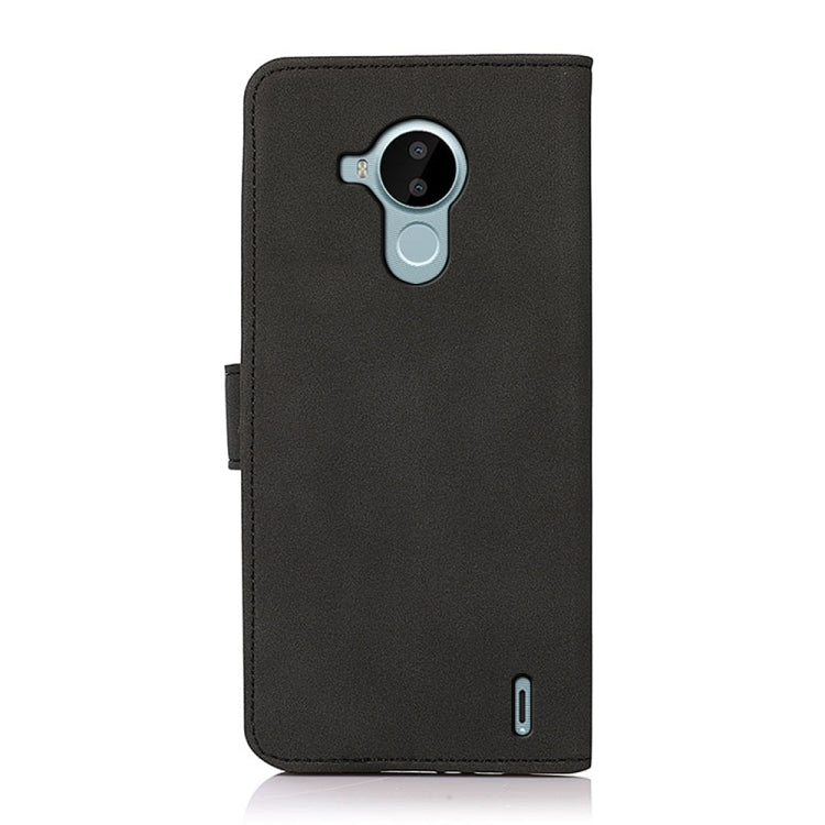 Matte black leather phone case with cutouts for camera and speaker