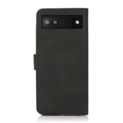 Matte texture leather phone case, black, with cutouts for dual camera and flash