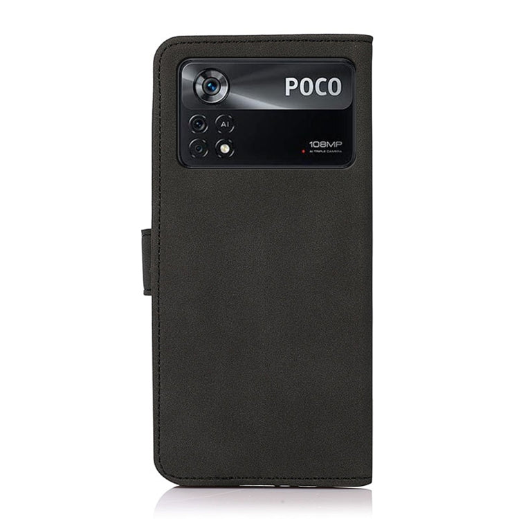 Black matte leather wallet phone case with camera cutout and side button cutouts.