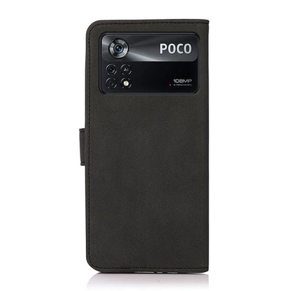 Black matte leather wallet phone case with camera cutout and side button cutouts.