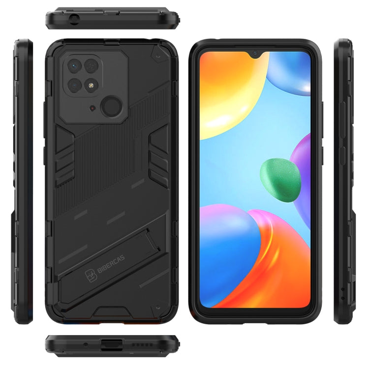 Black rugged phone case with side buttons and raised camera cutouts