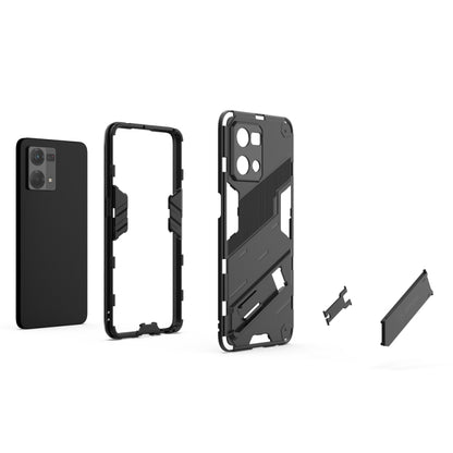 Black TPU phone case kit with armor frame, back cover, and cutout parts