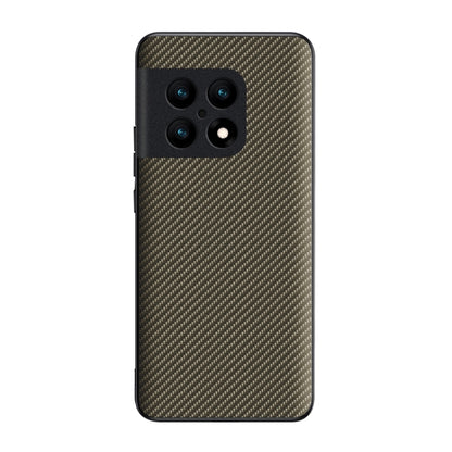 Phone case with carbon fiber texture, dark, back view with triple camera cutout