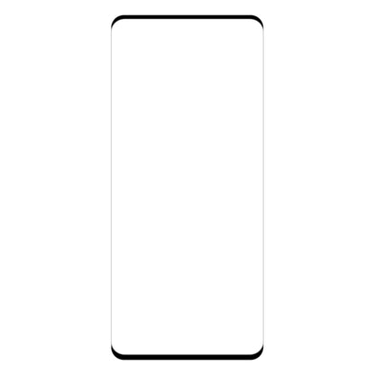 3D curved-edge tempered glass screen protector film, front view with black outline