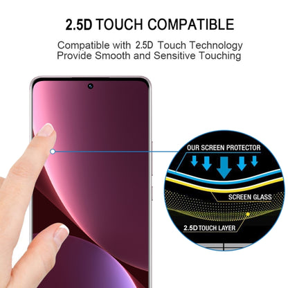 Curved-edge tempered glass screen protector film, 2.5D touch compatible