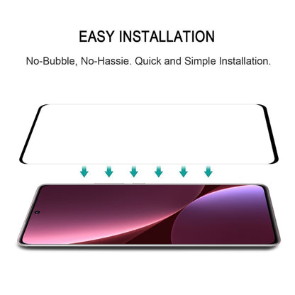 Curved-edge tempered glass screen protector film shown for easy, bubble-free install