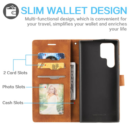 Brown leather wallet phone case with card slots and transparent photo window