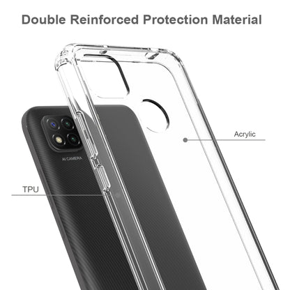 Clear protective phone case with visible TPU edges and acrylic back panel