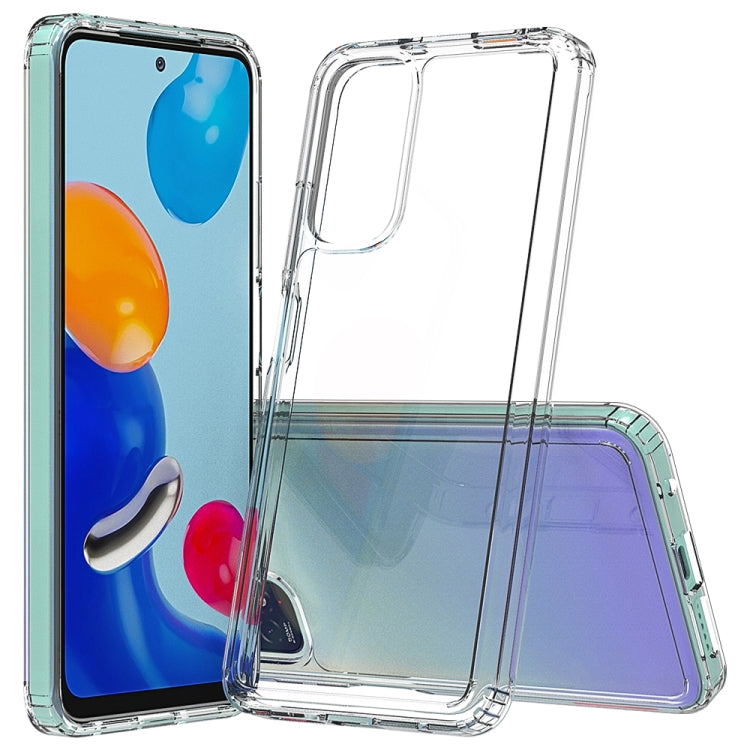 Transparent protective phone case with raised edges and TPU corner bumper