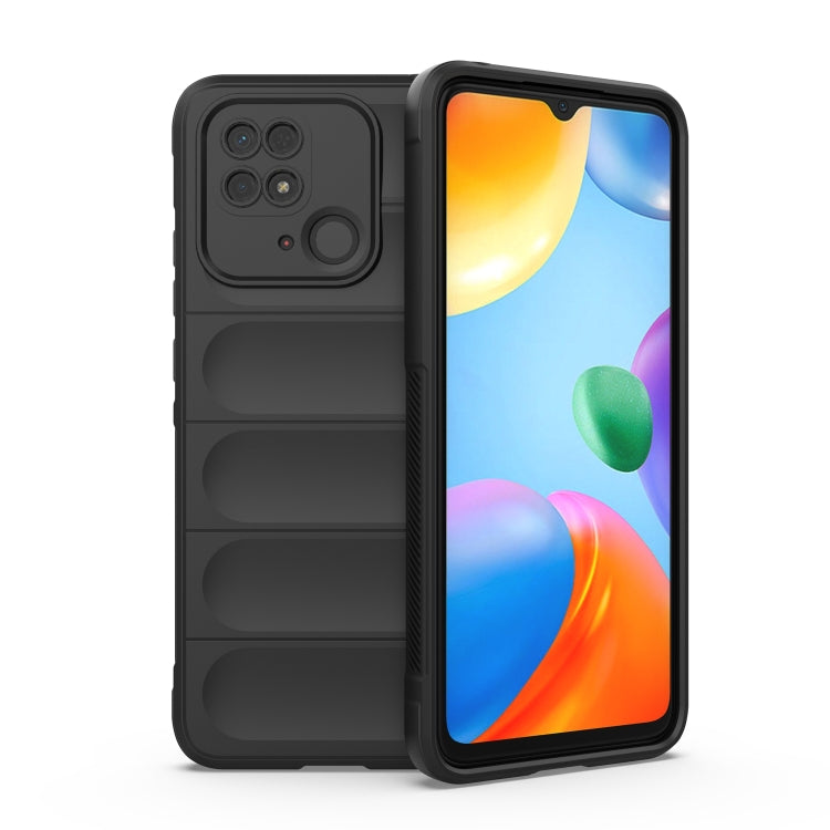 Black TPU phone case with textured back and raised camera and screen edges