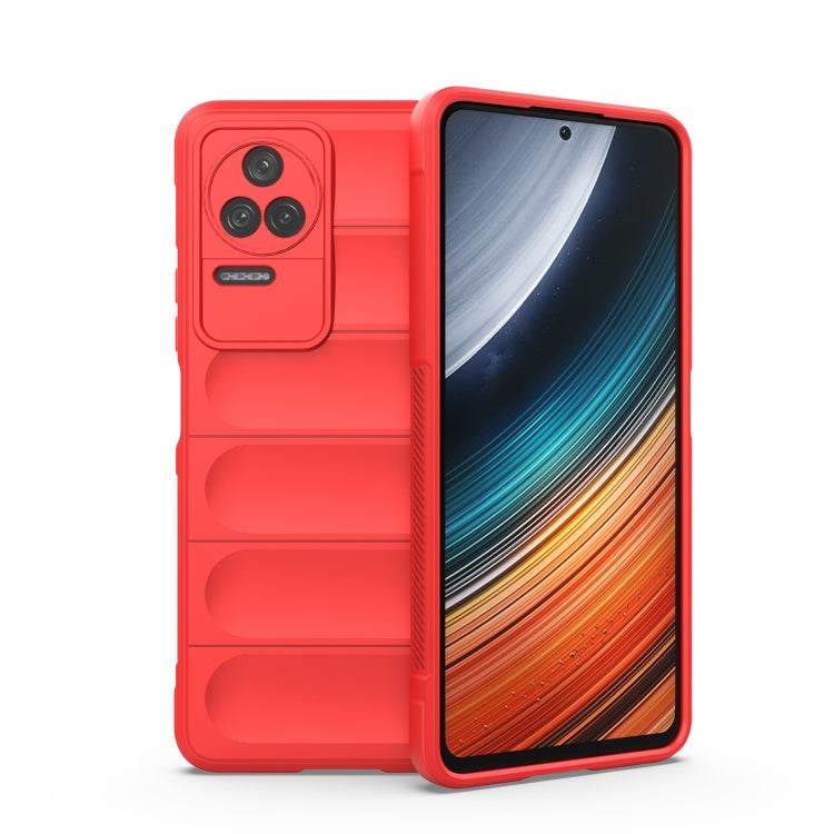 Red TPU flannel phone case with camera guard and exact cutouts for charging and audio.