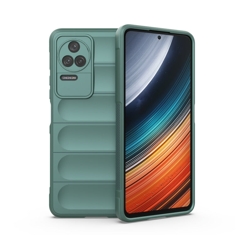 TPU and flannel phone case, dark green, raised camera module cover and protective back ridges
