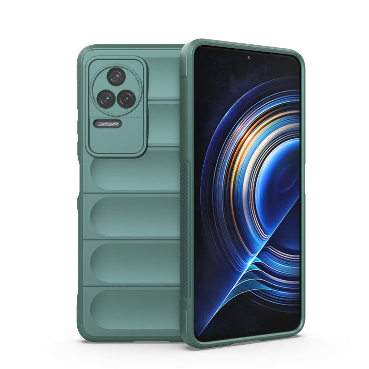 Dark green TPU and flannel phone case with camera cutouts, for Xiaomi Redmi