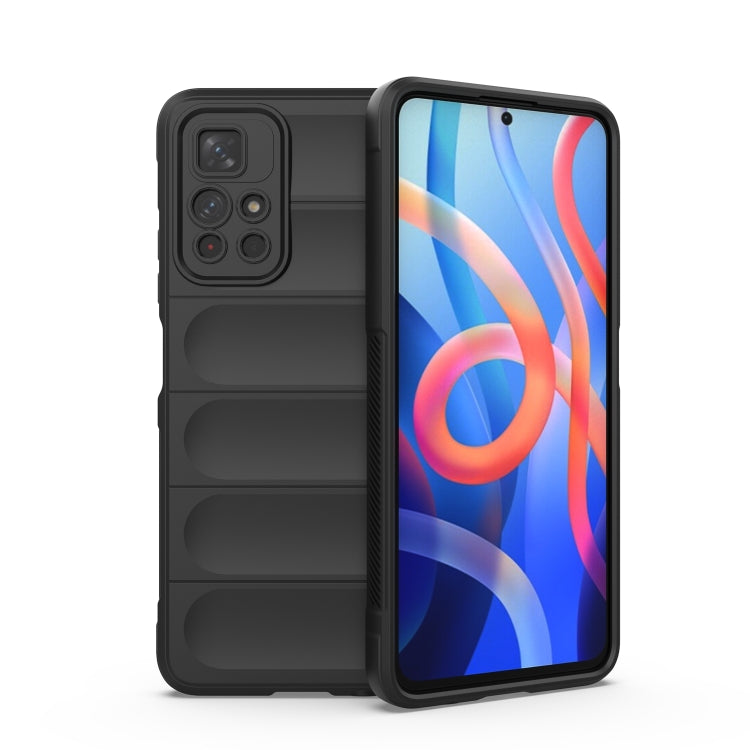 Black TPU flannel phone case with raised edges and cutouts for camera and ports.
