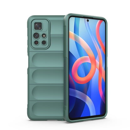Dark green TPU and flannel phone case with camera cutouts, for Xiaomi Redmi
