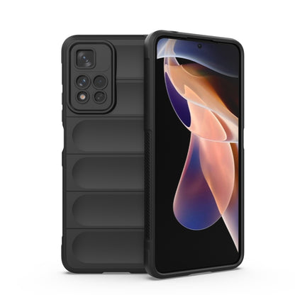 Black TPU flannel phone case with screen opening and camera cutouts for buttons and ports.