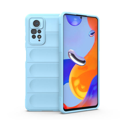 TPU phone case with flannel lining, light blue, protective bumper with camera cutout