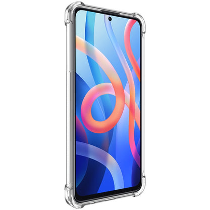 Transparent shockproof TPU phone case with side protection and precise cutouts
