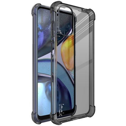 Transparent black TPU shockproof phone case with corner airbag-style bumper