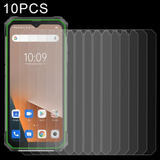 Tempered glass screen protector film set for phone, 2.5D curved edge, 10-pack view