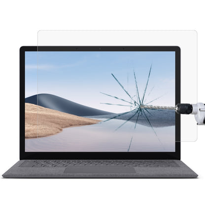 Tempered glass screen protector film for Microsoft Surface Laptop 3/4, clear coverage