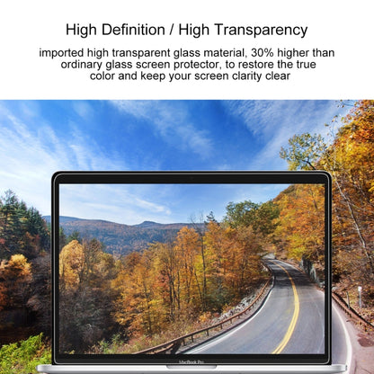 High-transparency tempered glass screen protector film for clear, sharp display
