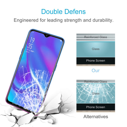 Tempered glass screen protector with reinforced glass strength impact illustration