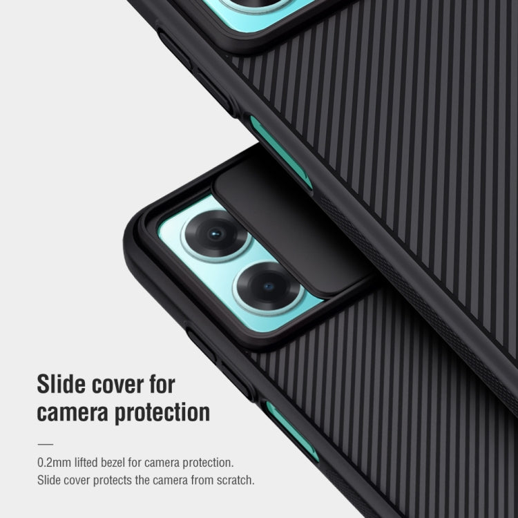 NILLKIN Mirror Series black phone case with camera-protector cover and cutouts