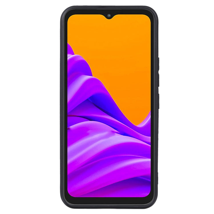 Black TPU phone case with full coverage edge walls