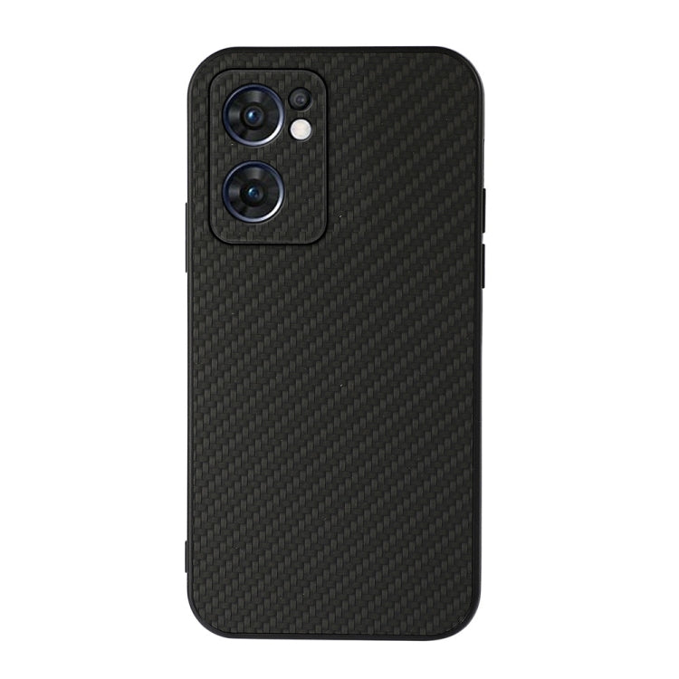 Black carbon fiber texture shockproof phone case with raised camera cutouts