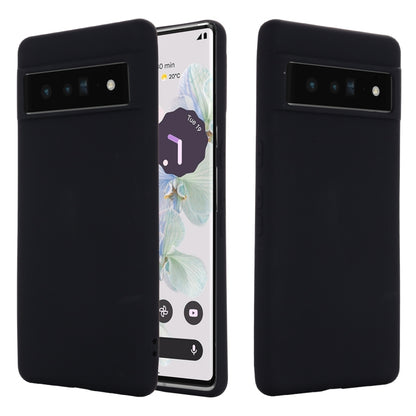 Black liquid silicone shockproof phone case, side view with precise cutouts